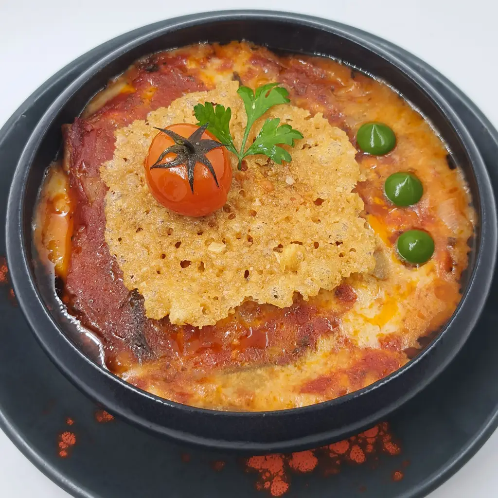 Lasaña Con Berengena Y Albahaca